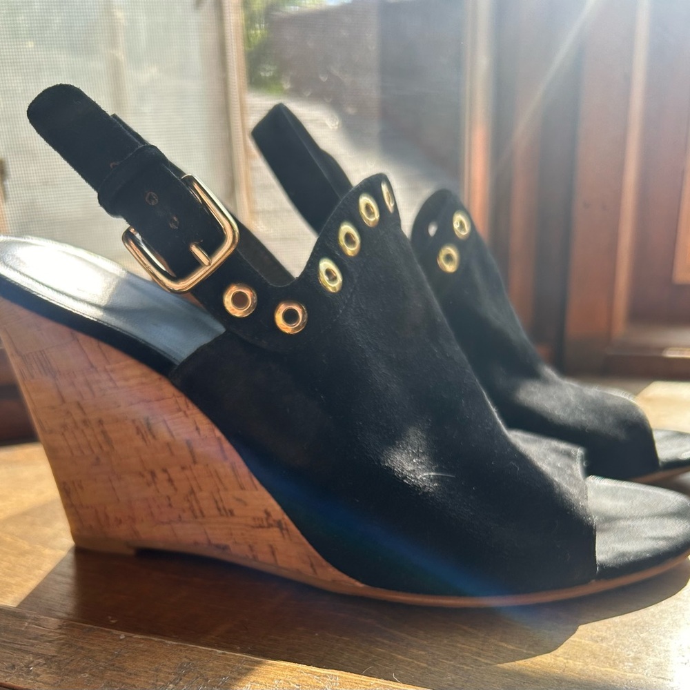 Stuart Weitzman Suede Block Heels - image 1